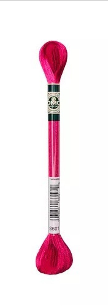 SATIN THREAD - 6 SKEINS 8M - DMC_1008F - 19073 - 1