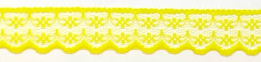 VÄRILLINEN TEKOKUITU REUNAPITSI KELTAINEN 22 MM - Tekokuitupitsit - 30473 - 1