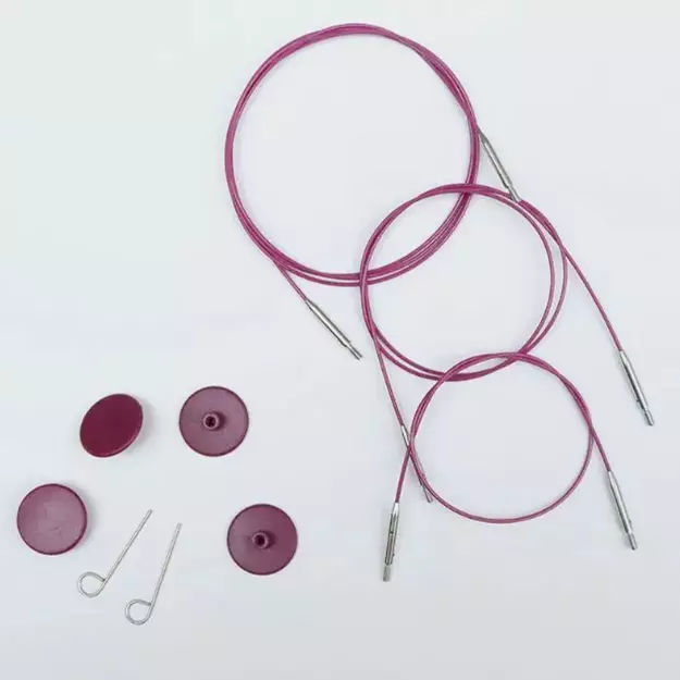 KP SWIVEL 76/100 CM KAAPELI 10645 - 360° - Knitpro vaihtopäät ja kaapelit - 30343 - 1