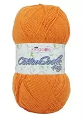 KING COLE COTTON SOCKS 4PLY ORANGE - Cotton Sock - 32433 - 1
