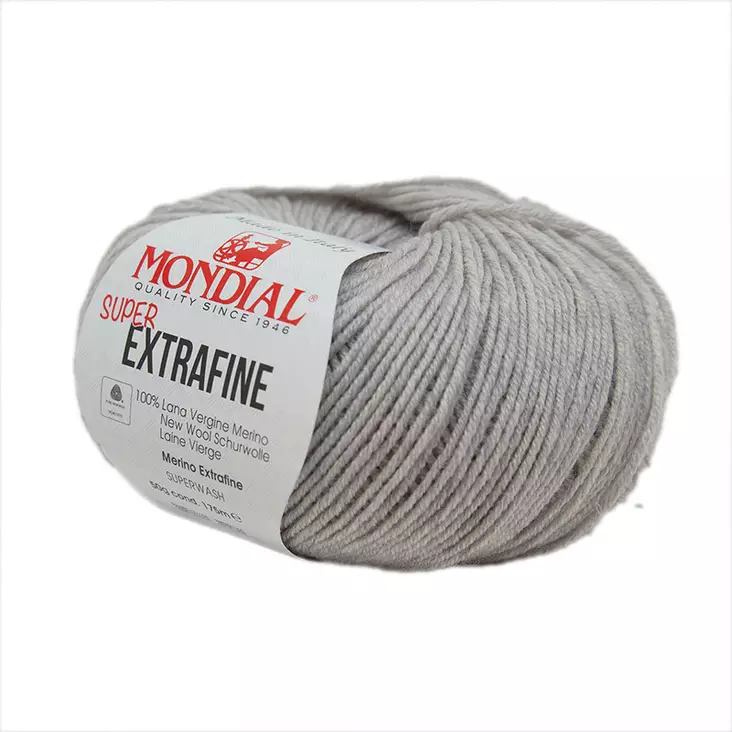 MONDIAL MERINO EXTRAFINE-600 100% MERINOVILLA 50G - 175M - Merino 175 - 36353 - 1