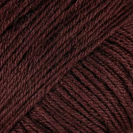 LAINES DU NORD BLUEFACE WOOL 100% VILLA 50G - 125M VIININPUNAINEN - Blueface Wool - 36643 - 1