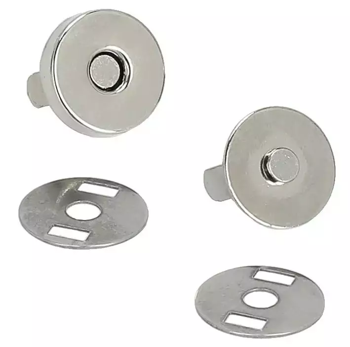 MAGNEETTILUKKO ISO HOPEA (H41648-81) 19 MM - Laukku-ja kukkarotarvikkeet - 30283 - 1