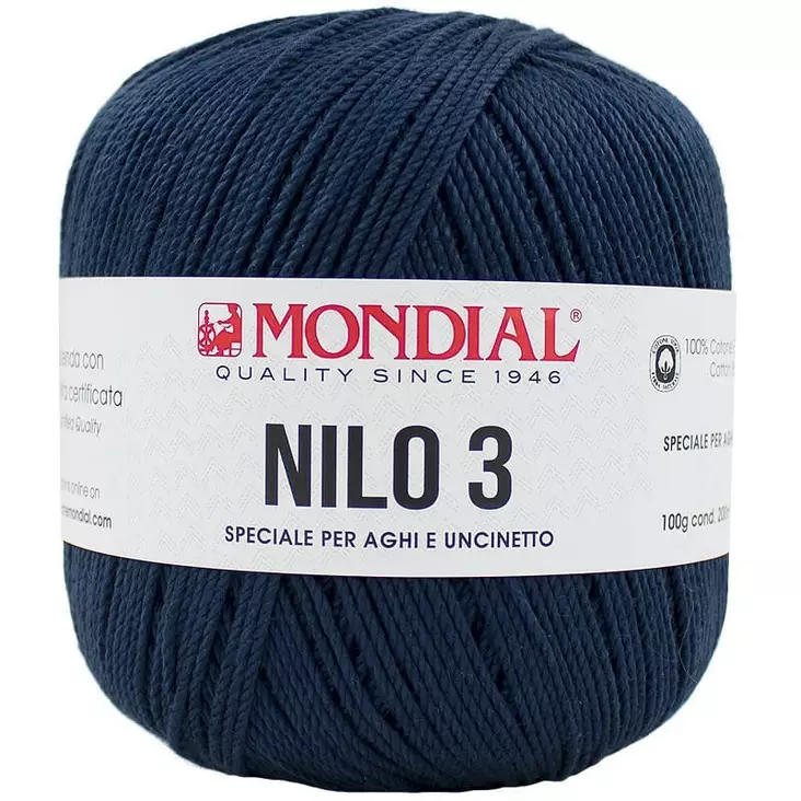 MONDIAL NILO-3-125 TUMMANSININEN 100% PUUVILLA 100G - 200M - Nilo 3 - 35963 - 1