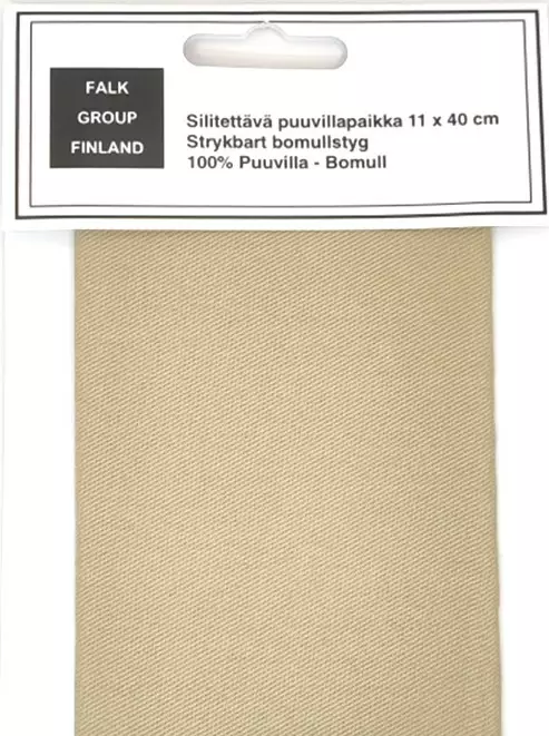 SILITETTÄVÄ VAHVA PUUVILLAPAIKKA BEIGE 1120 - Korjauspaikat - 25913 - 1