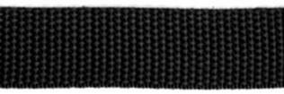 PP-KANTOHIHNA MUSTA 30 MM - Reppu- ja laukkuremmi - 7854 - 1