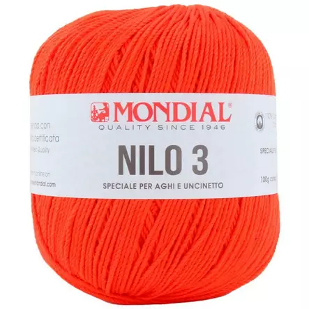 MONDIAL NILO-3-43 ORANSSI 100% PUUVILLA 100G - 200M - Nilo 3 - 35974 - 1