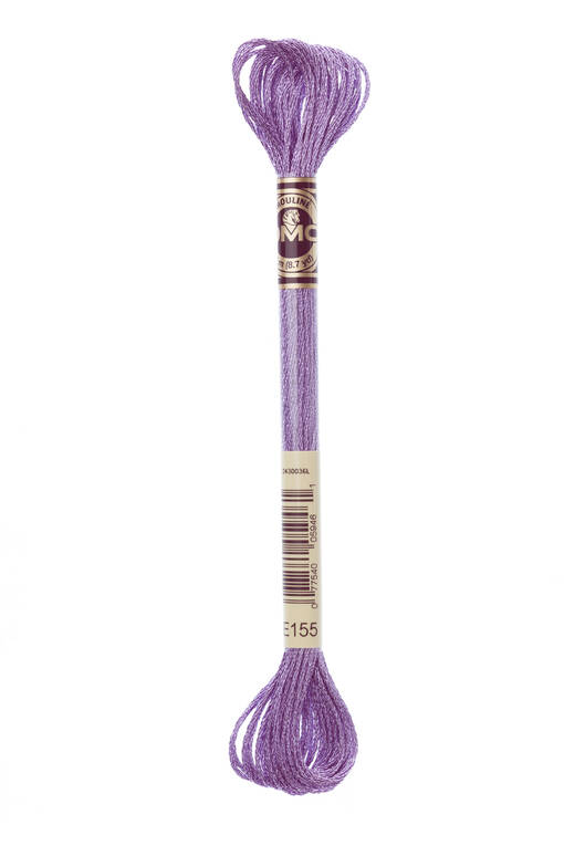 6 SKEINS METALLIC EMBROIDERY FLOSS - Kirjontalangat - 19714 - 1