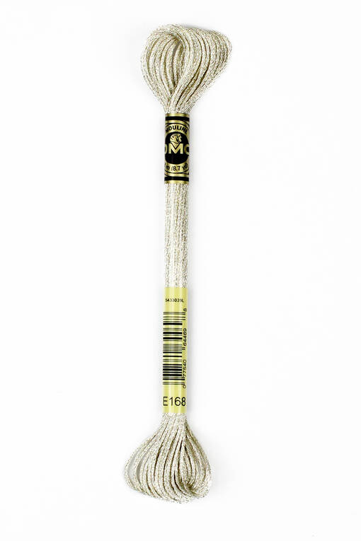 6 SKEINS METALLIC EMBROIDERY FLOSS - Kirjontalangat - 19734 - 1