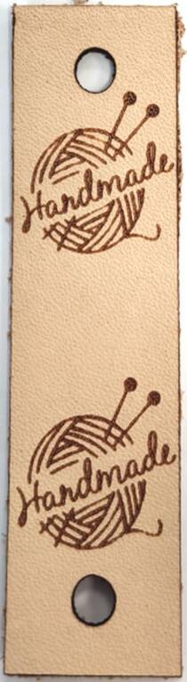NAHKAMERKKI KIINNITYKSELLÄ-LANKAKERÄ HANDMADE - Merkit - 10124 - 1