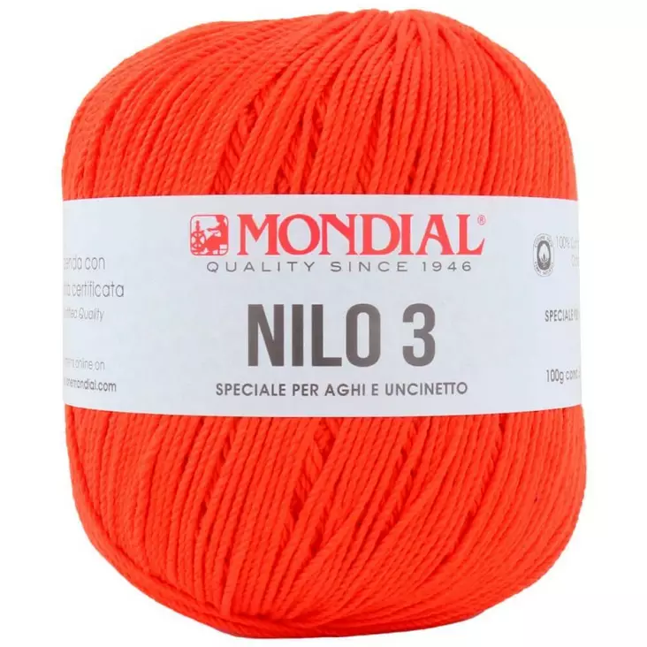 MONDIAL NILO-3-43 ORANSSI 100% PUUVILLA 100G - 200M - Nilo 3 - 35974 - 1