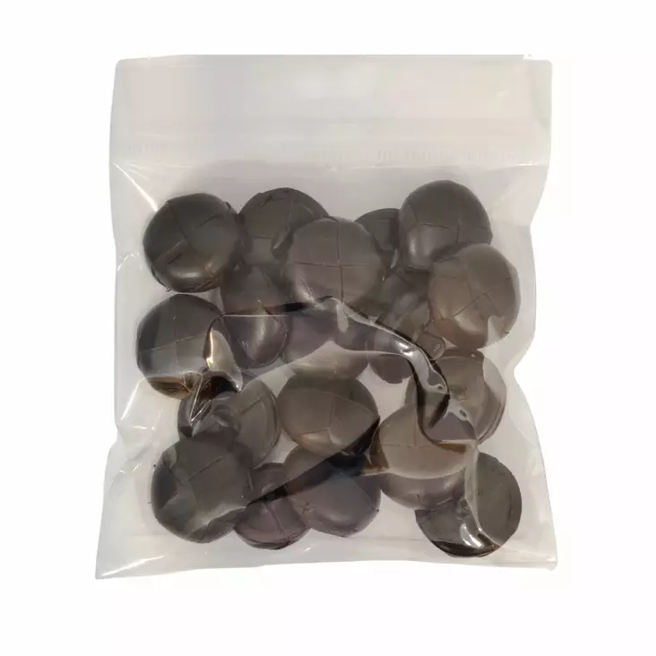 MUOVINEN KANTANAPPI 24 MM RUSKEA/KUVIO 1PUSSI (N. 15 KPL) N5725-24 - Koristenapit - 36674 - 1