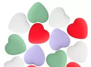 PUIKKOSTOPPARI SILIKONI SYDÄN LAJITELMA 2 X 2 CM 8 KPL 373-C8 - Puikkosuoja - 35314 - 1