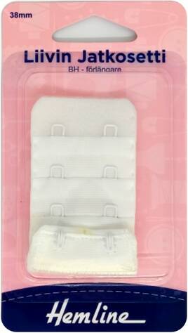 HEMLINE LIIVIN JATKOSETTI 38MM VALK. - Hemline liivinjatkosetit - 11335 - 1