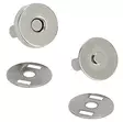 MAGNEETTILUKKO PIENI HOPEA (H41649) 15 MM - Laukku-ja kukkarotarvikkeet - 30285 - 1