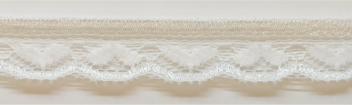 ELASTINEN REUNAPITSI OFF WHITE 20 MM - Elastiset pitsit - 30375 - 1