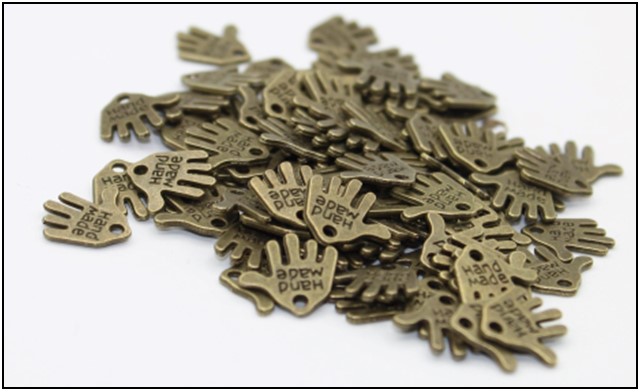 HAND MADE KÄSI MET. MERKKI TUMMA - Merkit - 18695 - 1