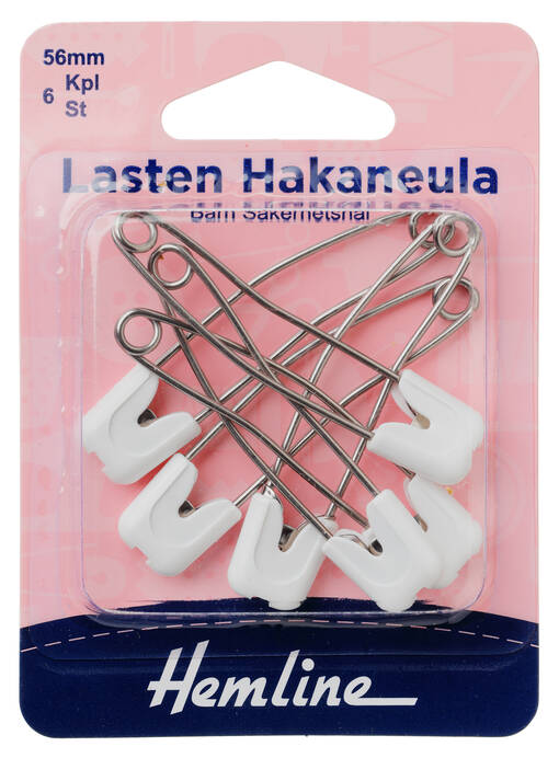 HEMLINE LASTEN HAKANEULA 6KPL - Hemline hakaneulat - 11205 - 1