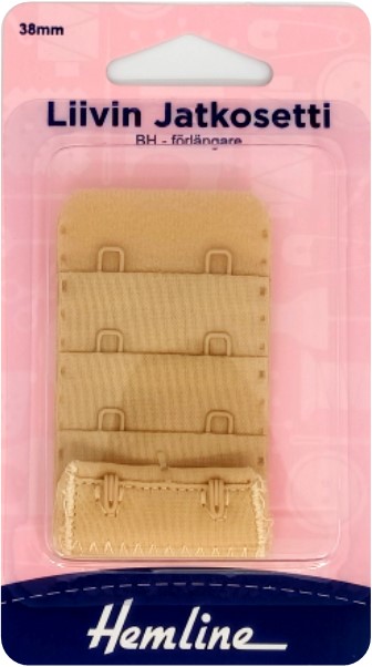 HEMLINE LIIVIN JATKOSETTI 38MM NUDE - Hemline liivinjatkosetit - 15285 - 1