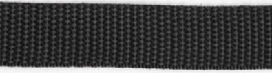 PP-KANTOHIHNA MUSTA 25 MM - Reppu- ja laukkuremmi - 18995 - 1