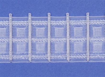 MOZART KYNÄLASKOSTUSNAUHA TRANSP.50MM - Verho- ja rypytysnauhat - 5825 - 1