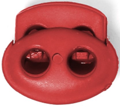 NYÖRINKIRISTIN 2 REIKÄÄ/ SUURI PUNAINEN 25 mm - Nyöristopparit ja -päät - 30325 - 1