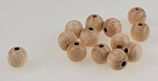 PUUHELMET 10 mm 5 x 100 kpl / pussi 1500-10 - Puuhelmet - 17295 - 1