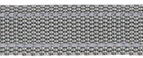 KANTOHIHNA 2 HEIJASTAVAA RAITAA HARMAA 20 MM - Reppu- ja laukkuremmi - 28725 - 1