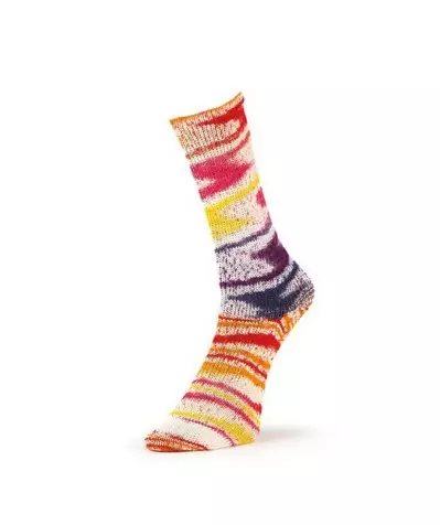 LAINES DU NORD SUMMER SOCKS FANCY 80G/340M - Kesäsukkalangat - 36095 - 1