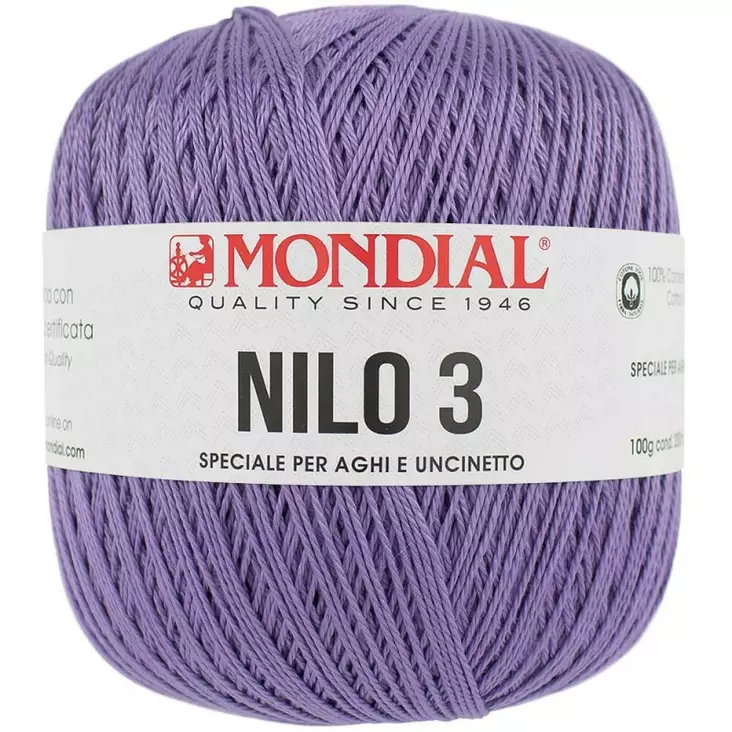 MONDIAL NILO-3-155 LILA 100% PUUVILLA 100G - 200M - Nilo 3 - 35965 - 1