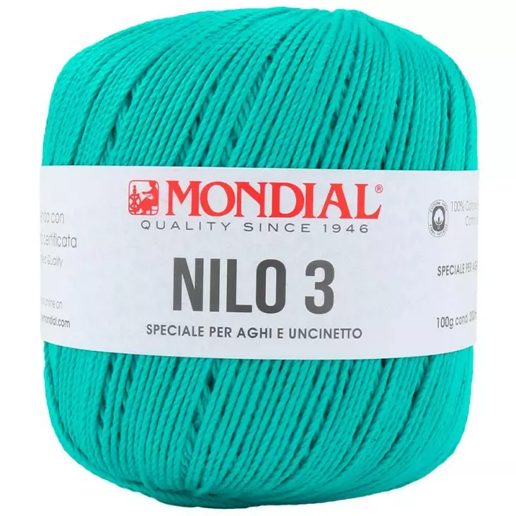 MONDIAL NILO-3-47 SMARAGDI 100% PUUVILLA 100G - 200M - Nilo 3 - 35975 - 1