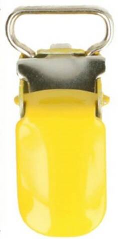 KLIPSIT METALLIA KELTAINEN 26x10 MM - Klipsit - 27926 - 1