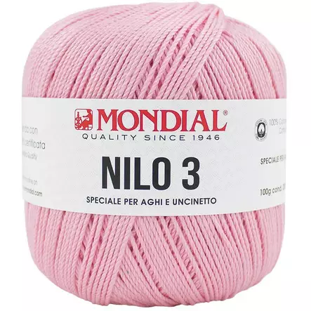 MONDIAL NILO-3-86 ROOSA 100% PUUVILLA 100G - 200M - Nilo 3 - 35976 - 1
