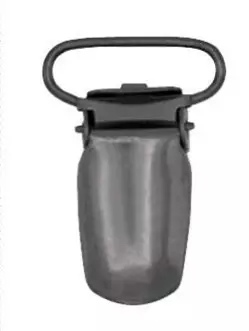 KLIPSIT METALLIA MATTAMUSTA 18 MM - Klipsit - 27906 - 1
