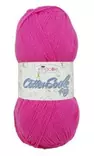KING COLE COTTON SOCKS 4PLY FUCHSIA - Cotton Sock - 32436 - 1
