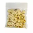 MUOVINEN KANTANAPPI 17 MM KULTA/RUUTUKUVIO 1PUSSI (N. 50 KPL) N3920-17 - Koristenapit - 36606 - 1