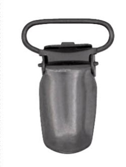 KLIPSIT METALLIA MATTAMUSTA 18 MM - Klipsit - 27906 - 1