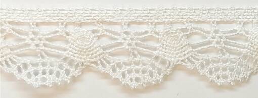 MERSEROITU PUUVILLA REUNAPITSI OFF WHITE 30 MM - Puuvillapitsit - 30406 - 1