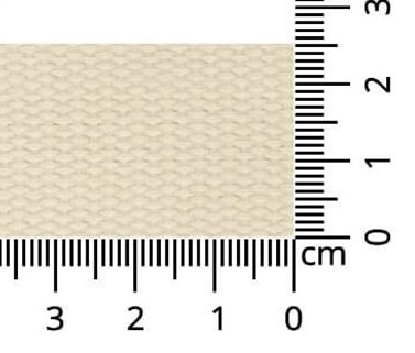 PUUVILLA KANTOREMMI LUONNON VALKOINEN 25 MM - Reppu- ja laukkuremmi - 28716 - 1