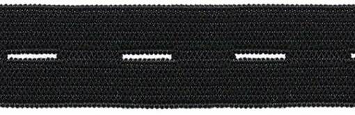 REIKÄKUMINAUHA 18MM MUSTA - Kuminauhat - 28656 - 1