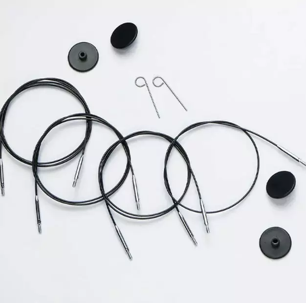 KP SWIVEL 20/40 CM KAAPELI 10671 - 360° - Knitpro vaihtopäät ja kaapelit - 35176 - 1