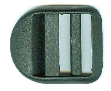 TIKAPUUSOLKI / KIRISTIN MUOVIA MUSTA 25 MM (940216-25) - Soljet - 14946 - 1