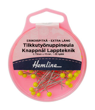 HEMLINE TILKKUTYÖNUPPINEULA 45MM - Hemline nuppineulat - 11327 - 1