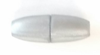 SILIKONIHELMEN TURVALUKKO HOPEA SILI-TL-SILVER - Silikoni helmet - 27517 - 1