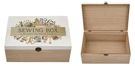 HEMLINE MDF OMPELU BOXI 30 X 20 X 12 CM G001-17 - Ompelijan välineet - 36027 - 1