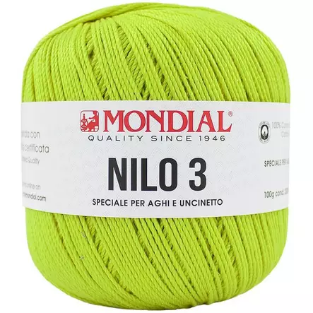 MONDIAL NILO-3-100 LIME 100% PUUVILLA 100G - 200M - Nilo 3 - 36067 - 1