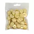 MUOVINEN KANTANAPPI 20 MM KULTA/RUUTUKUVIO 1PUSSI (N. 40 KPL) N3920-20 - Koristenapit - 36607 - 1