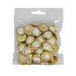 MUOVINEN KANTANAPPI 21 MM KULTA/HELMIÄINEN 1PUSSI (N. 30 KPL) N7076 - Koristenapit - 36557 - 1