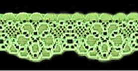 ELASTINEN REUNAPITSI LIME 25 MM - Elastiset pitsit - 30377 - 1