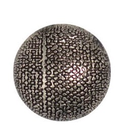 METALLINEN KANTANAPPI 40MM HOPEA/MUSTA - Metallinapit - 31187 - 1